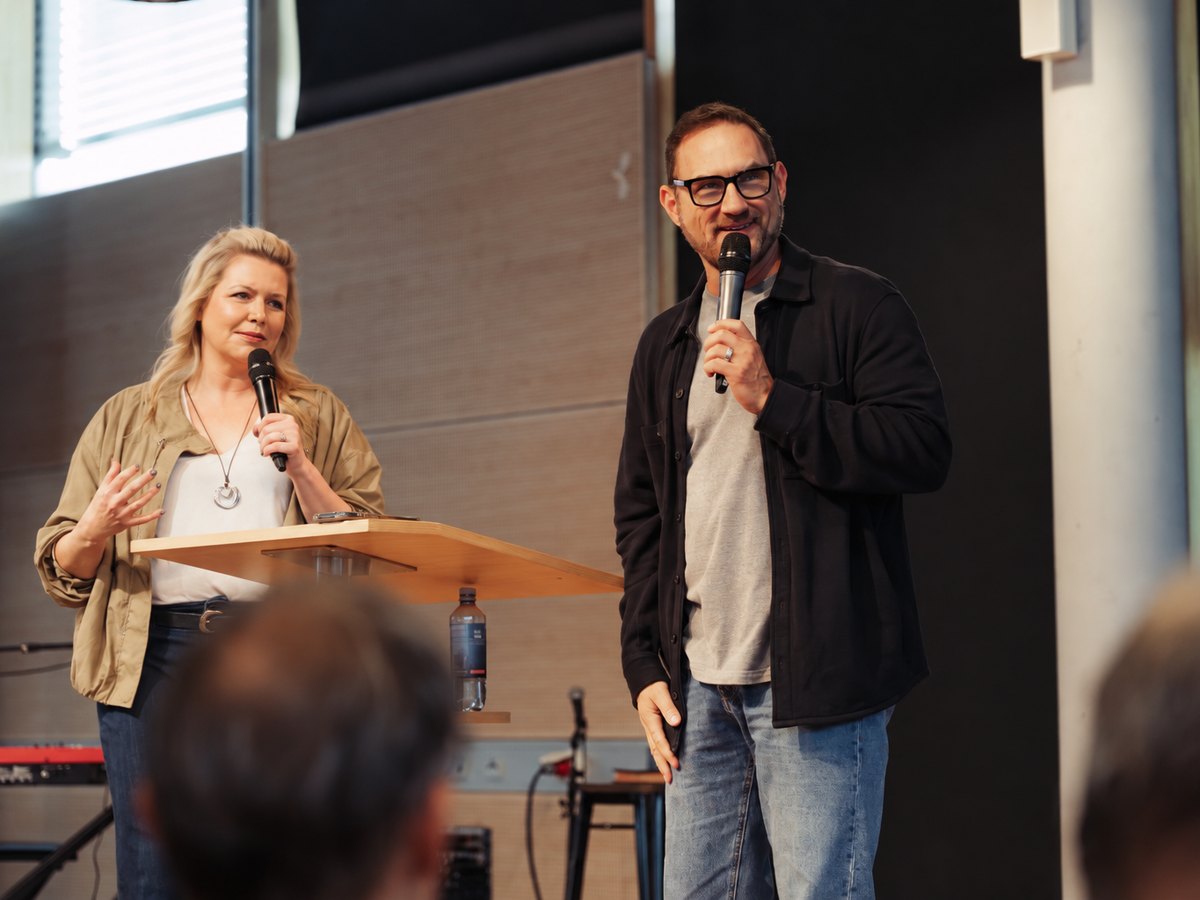 Bob and Erica Hazlett teaching together