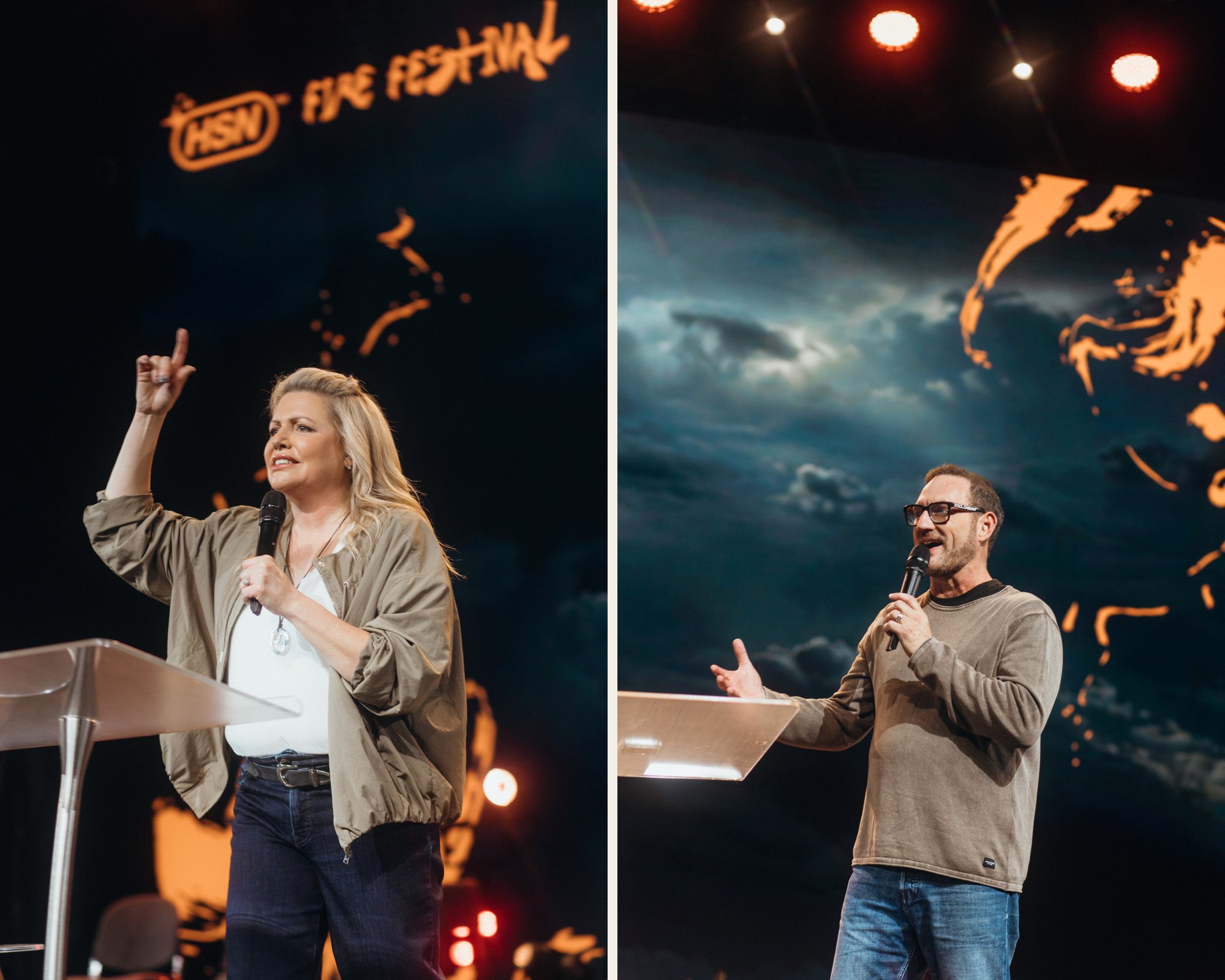 Bob and Erica Hazlett teaching and ministering together
